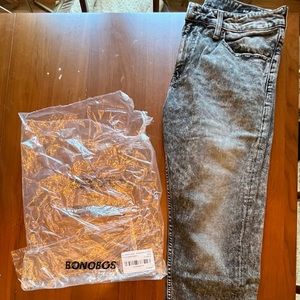 Bonobos acid washed jeans 33x30